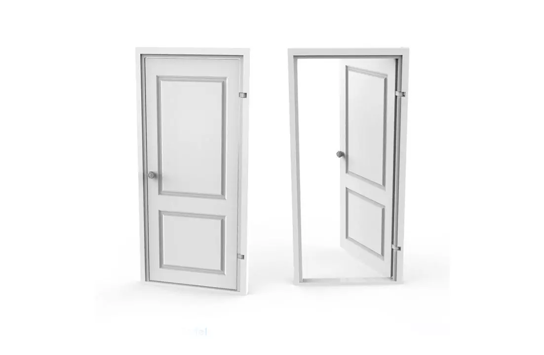 Internal Door 3D print model_0