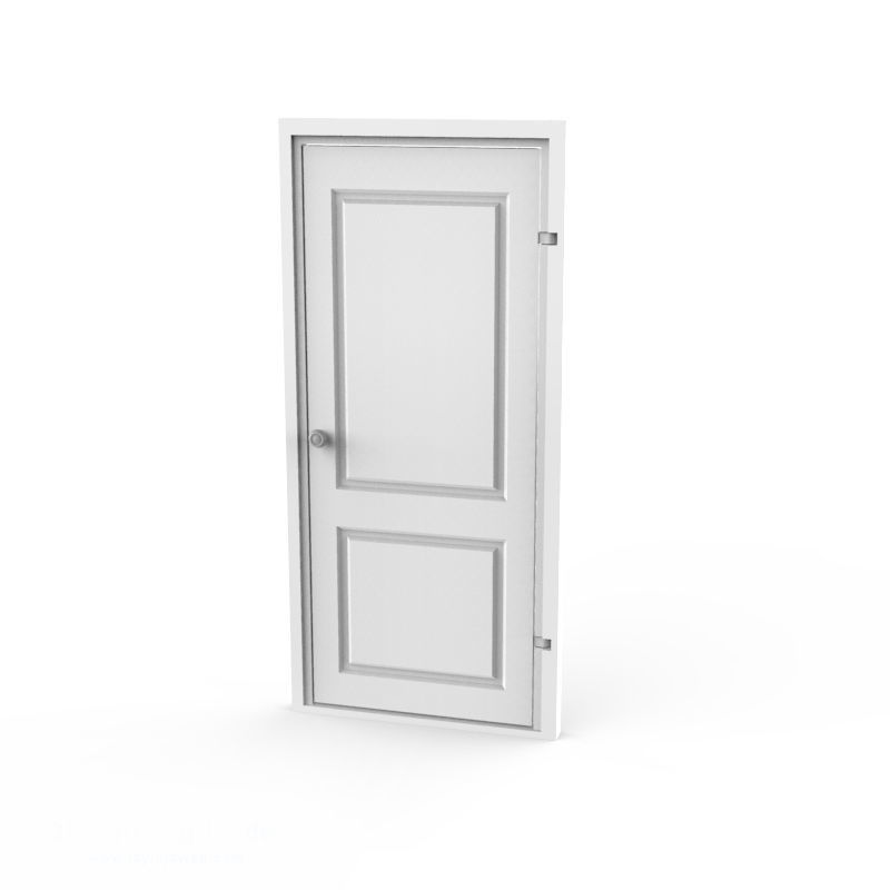 Internal Door 3D print model_3