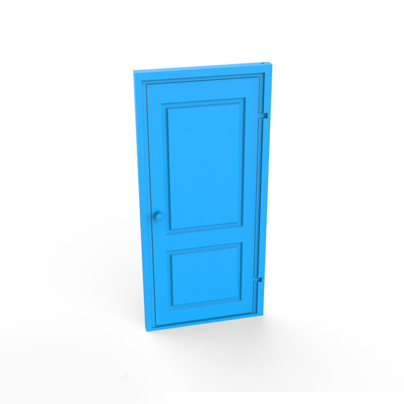 Internal Door 3D print model_7