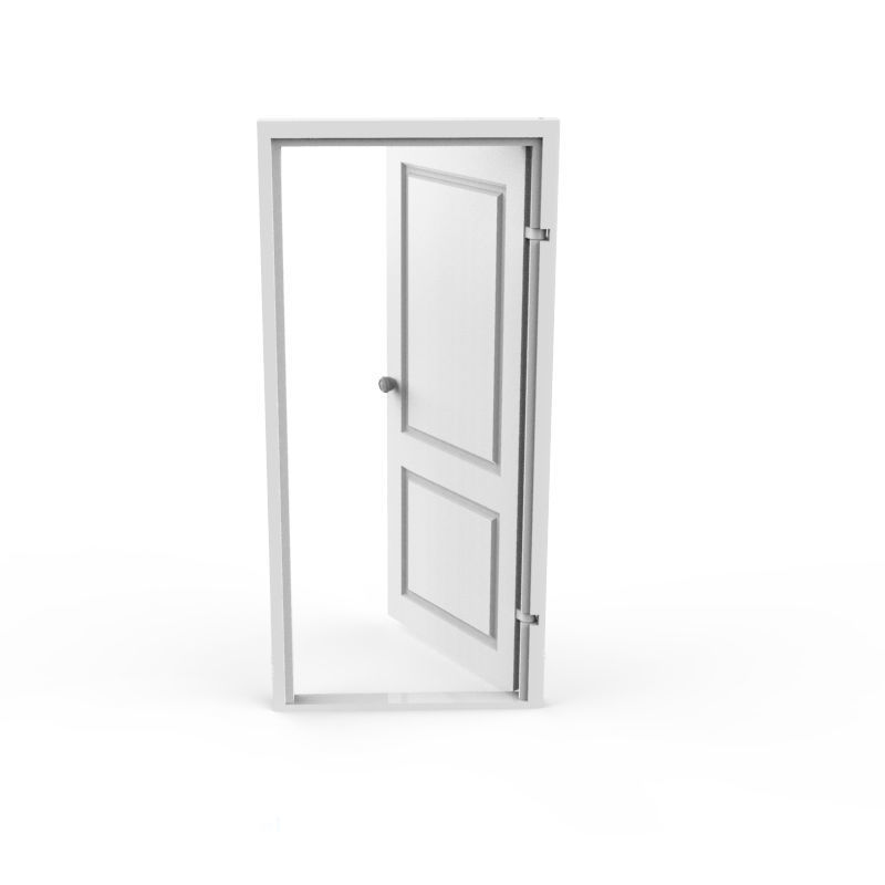 Internal Door 3D print model_4