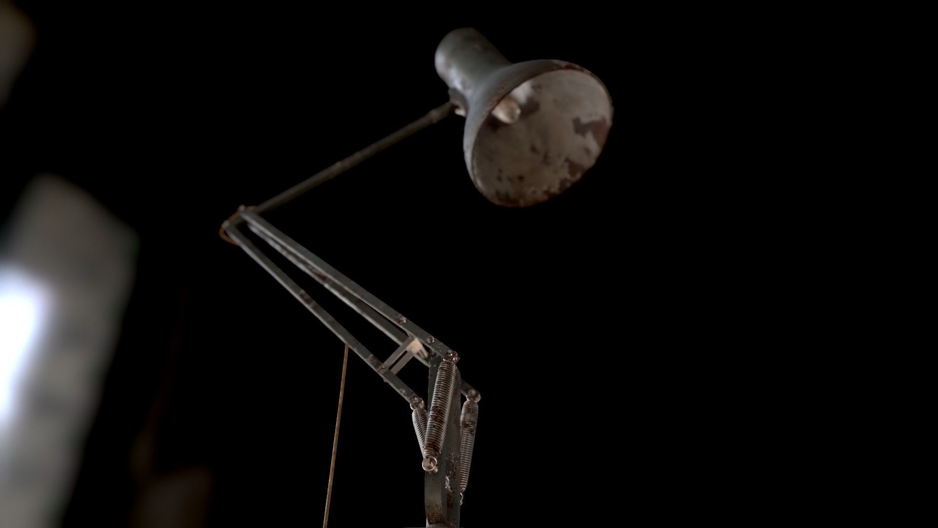 Abandoned Furniture pack and Desk with accessories 3D Model Collection_10