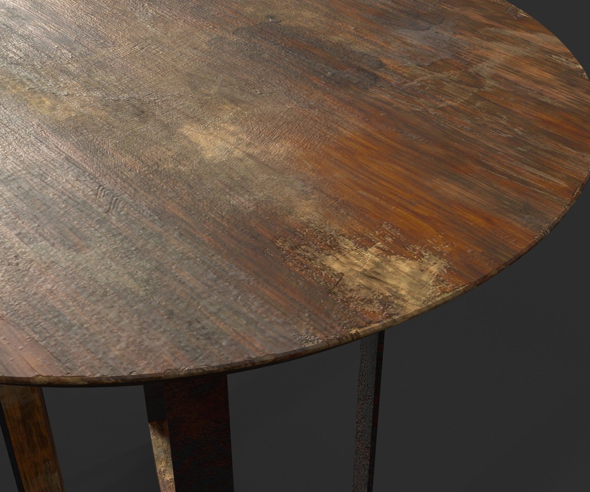 Abandoned Furniture pack and Desk with accessories 3D Model Collection_30