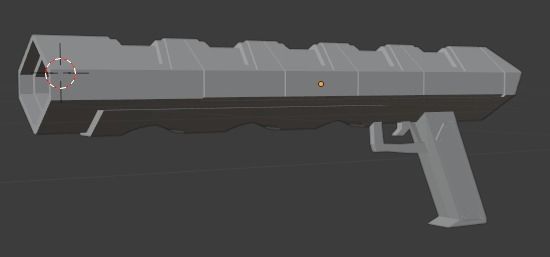 scifi-weapon light Low-poly 3D model_14