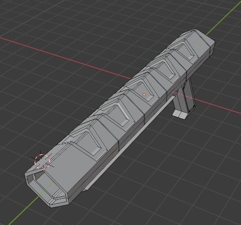 scifi-weapon light Low-poly 3D model_18