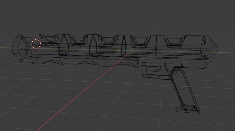 scifi-weapon light Low-poly 3D model_19