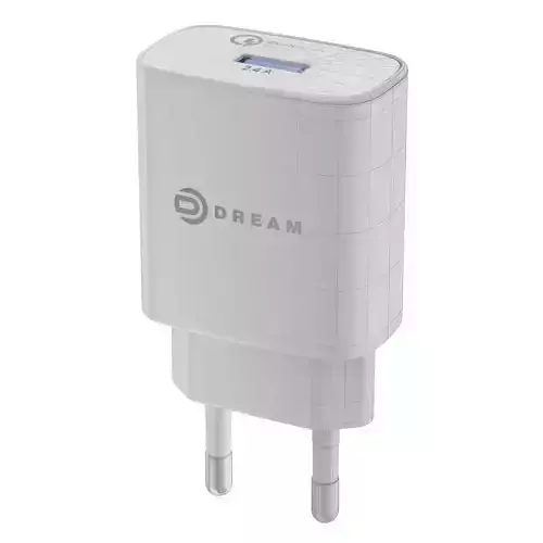 Phone Charger C9 FAST QC3 3D model