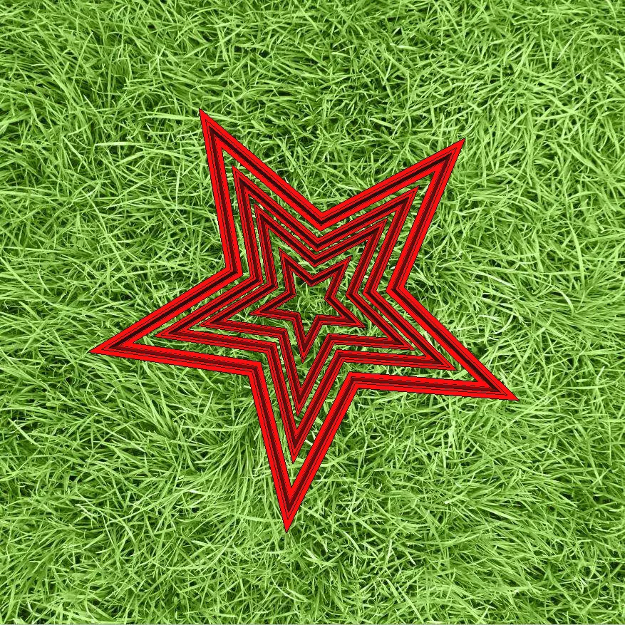 cookie cutter star set 3D print model_0