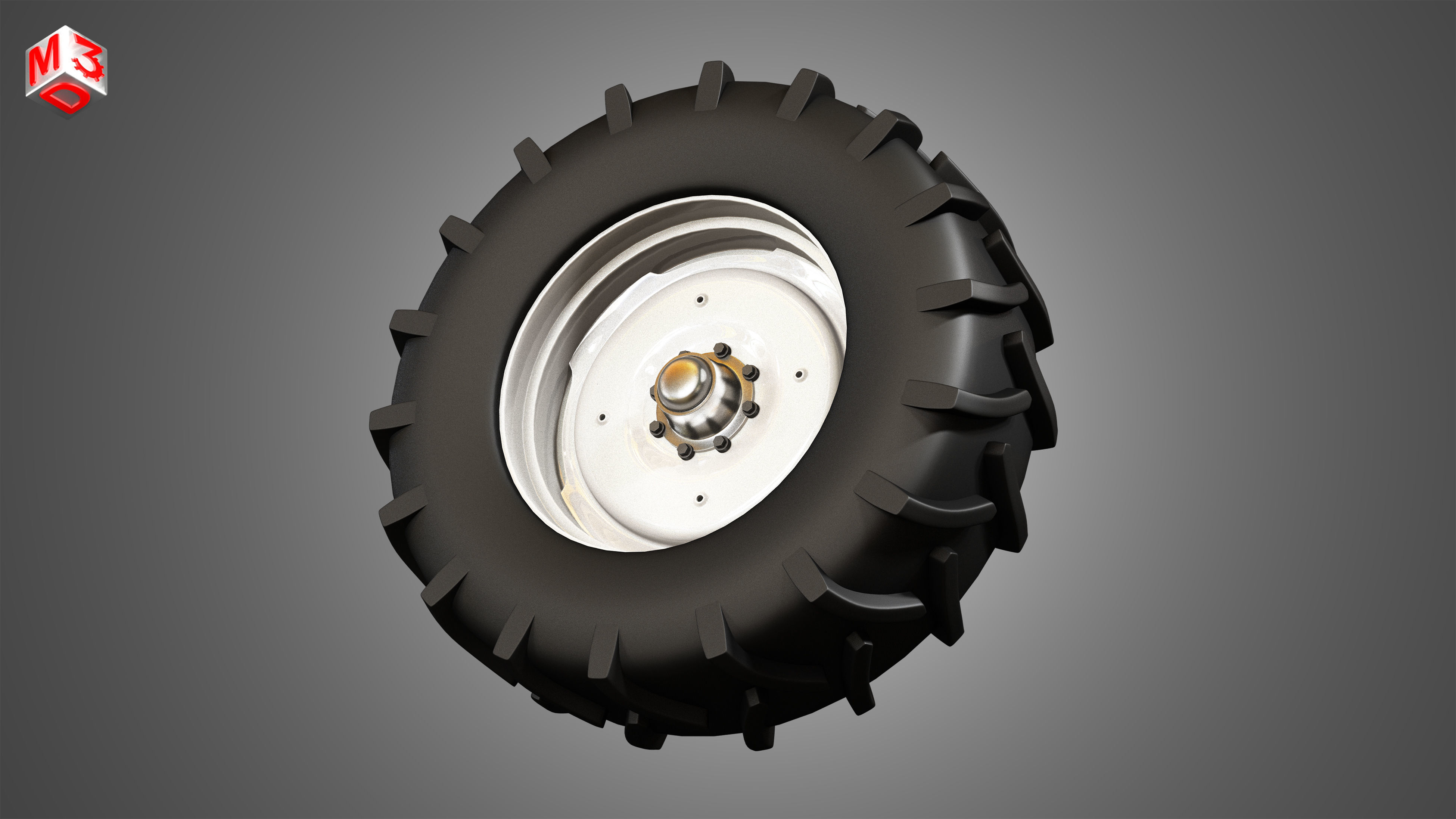 IH 1688 Combine Harvester  - with Forage Harvester Head 3D model_43