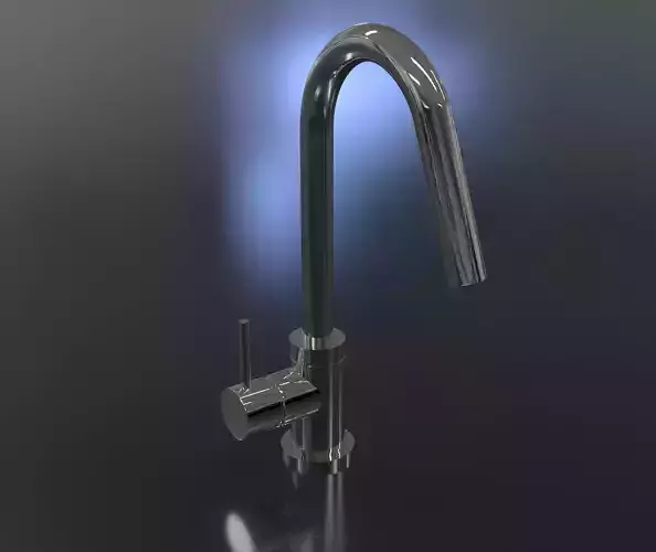 Single Handle Pull Down Kitchen Faucet 3D print model
