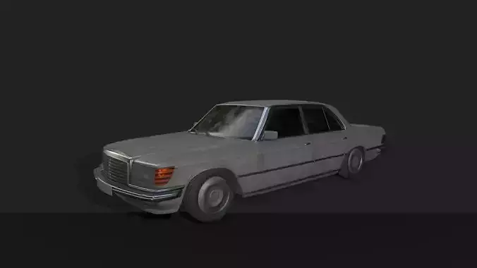 Game Ready Car old mercedes benz