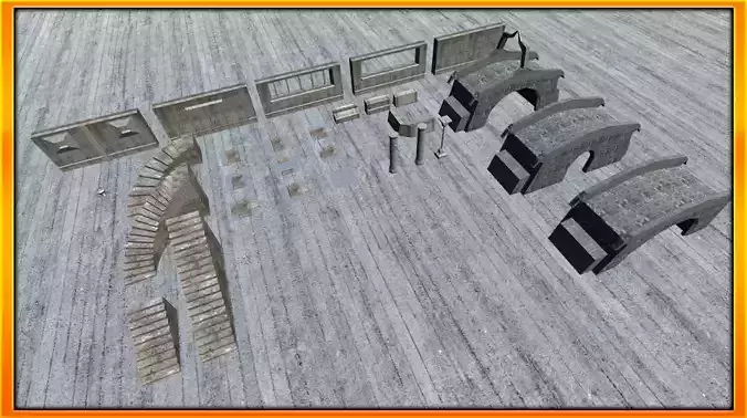 Mini-Pack 1 pieces of wood