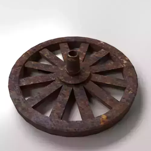 Old Wheel 3D model