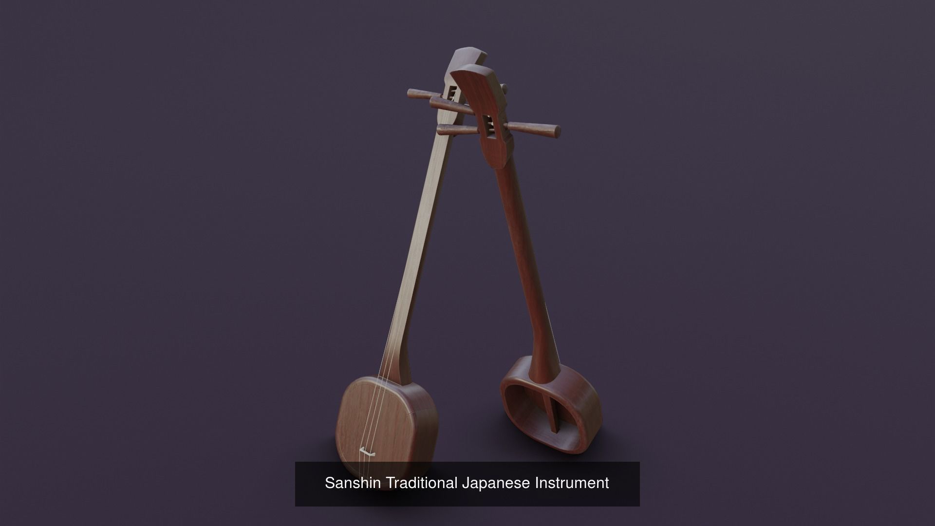 Traditional Japanese Instruments 3D Model Collection_2