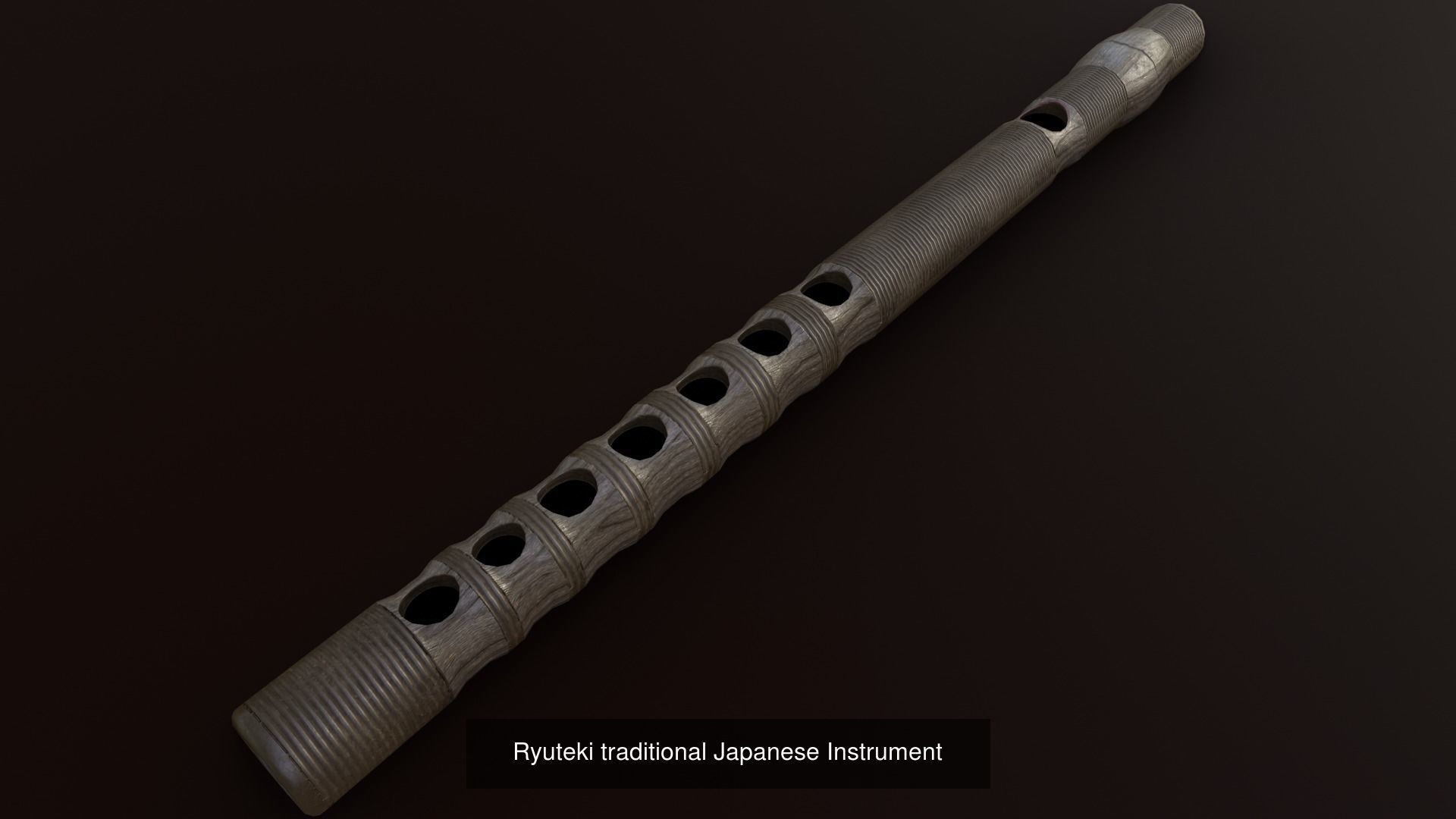 Traditional Japanese Instruments 3D Model Collection_3