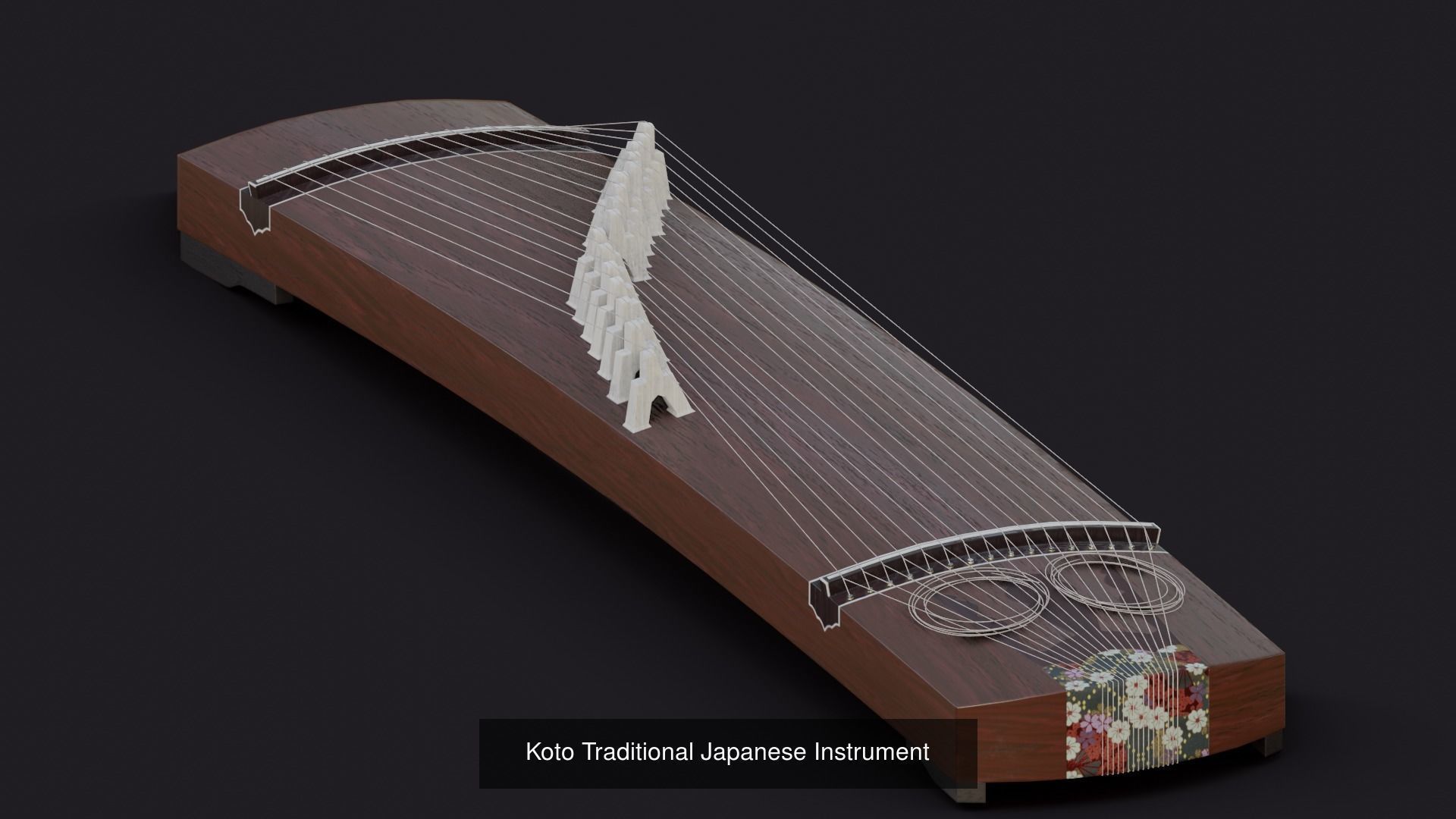 Traditional Japanese Instruments 3D Model Collection_5