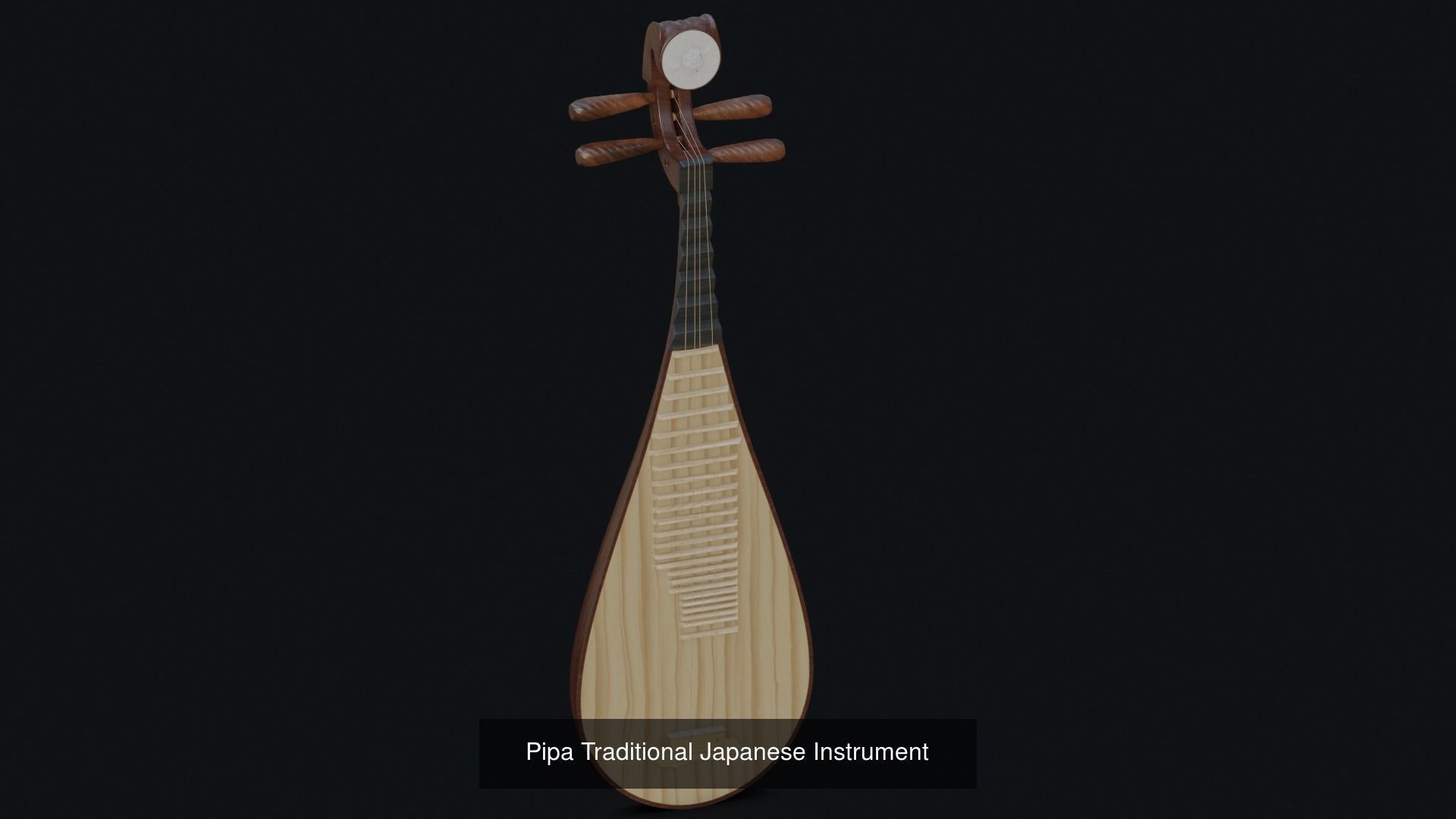 Traditional Japanese Instruments 3D Model Collection_4