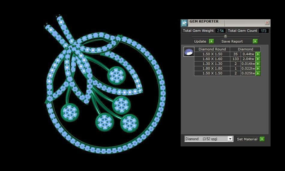 Solitaire for women with concept look like flower cad file 3D model_5