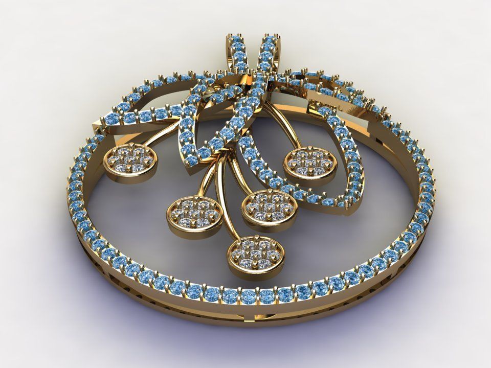 Solitaire for women with concept look like flower cad file 3D model_3