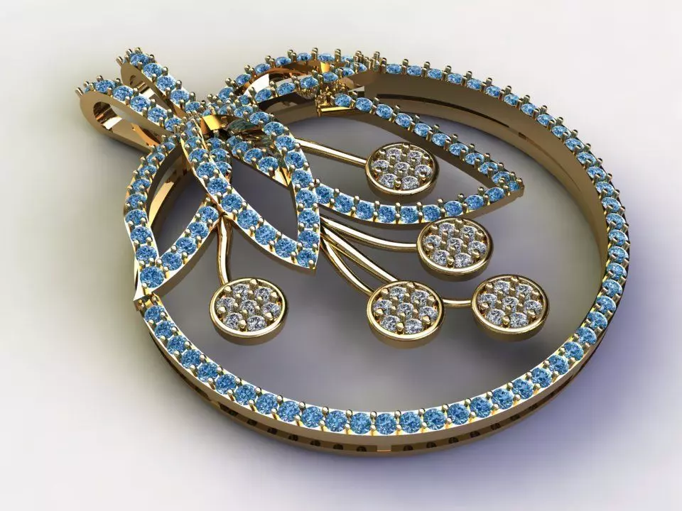 Solitaire for women with concept look like flower cad file 3D model_0