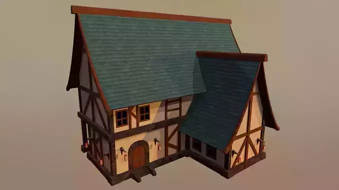 Medieval house - modular pack