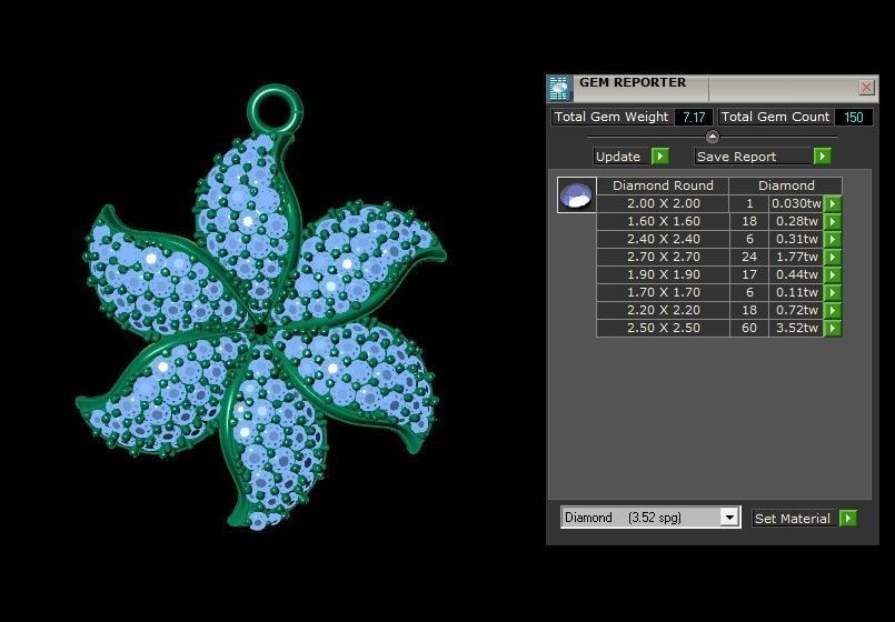 Pendant for women 2020  3D model_4