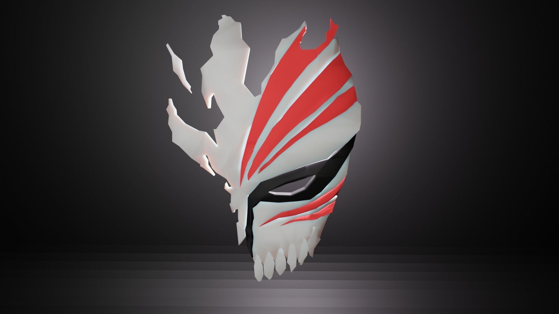 Ichigos Hollow mask 3D model CGTrader