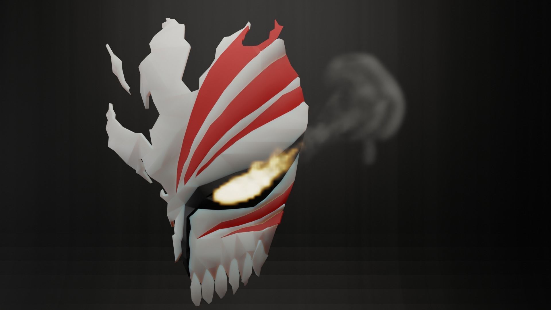 Ichigos Hollow mask 3D model CGTrader