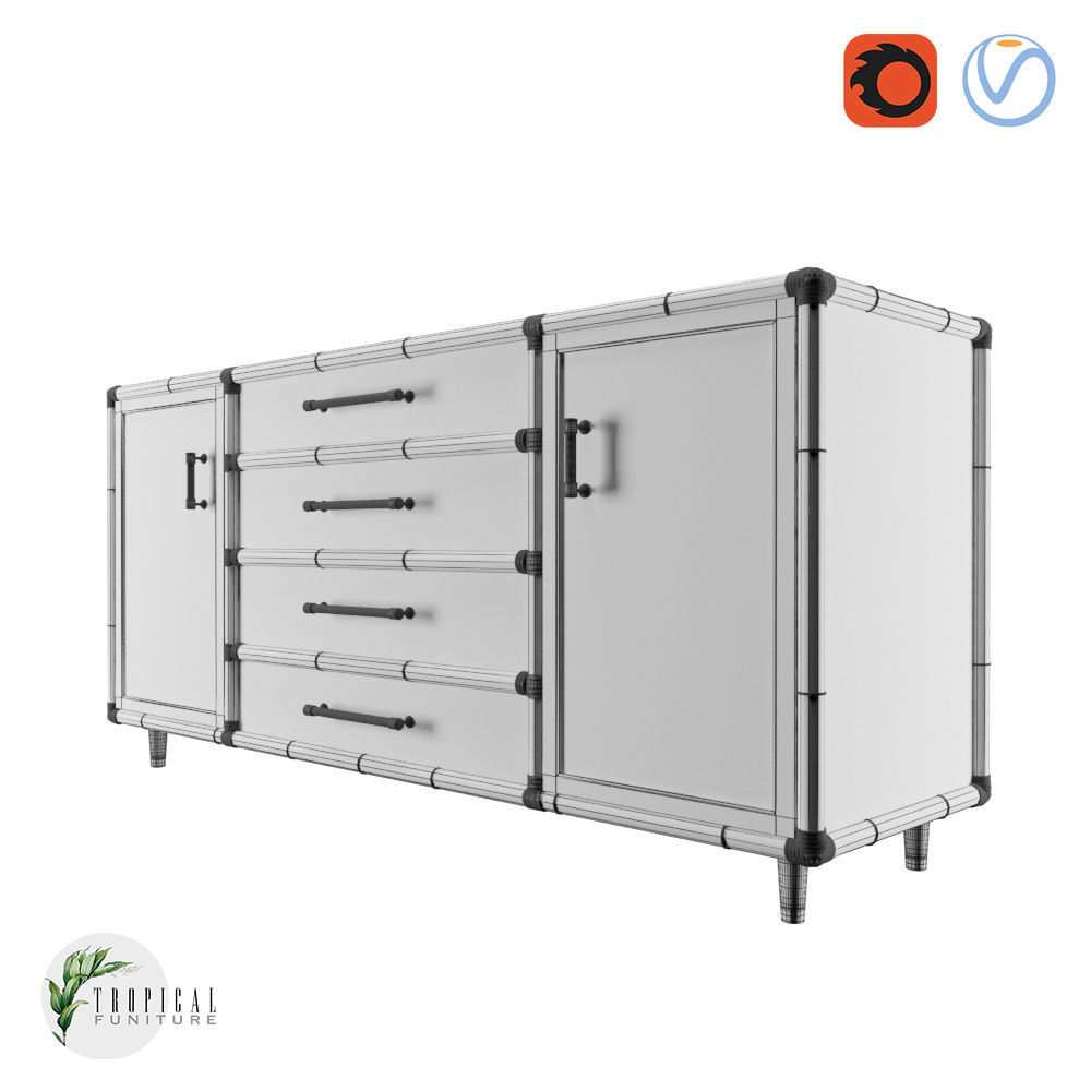 Tropical - SANDY POINT BUFFET 3D model_4