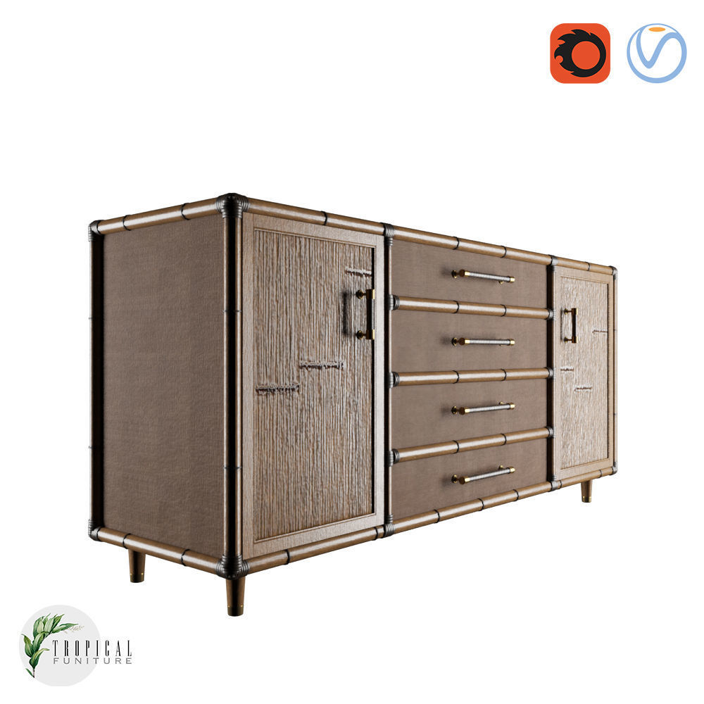 Tropical - SANDY POINT BUFFET 3D model_1