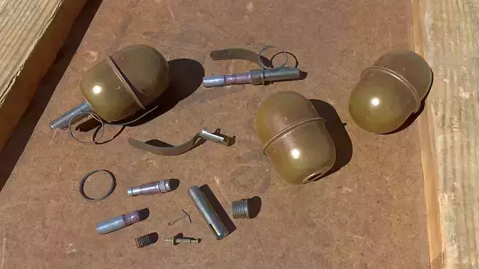 RGD5 Hand Grenade Low-poly 3D model