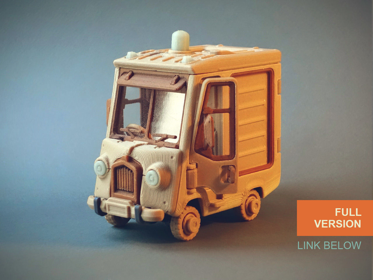 Piggy Van Jr Free 3D print model_6