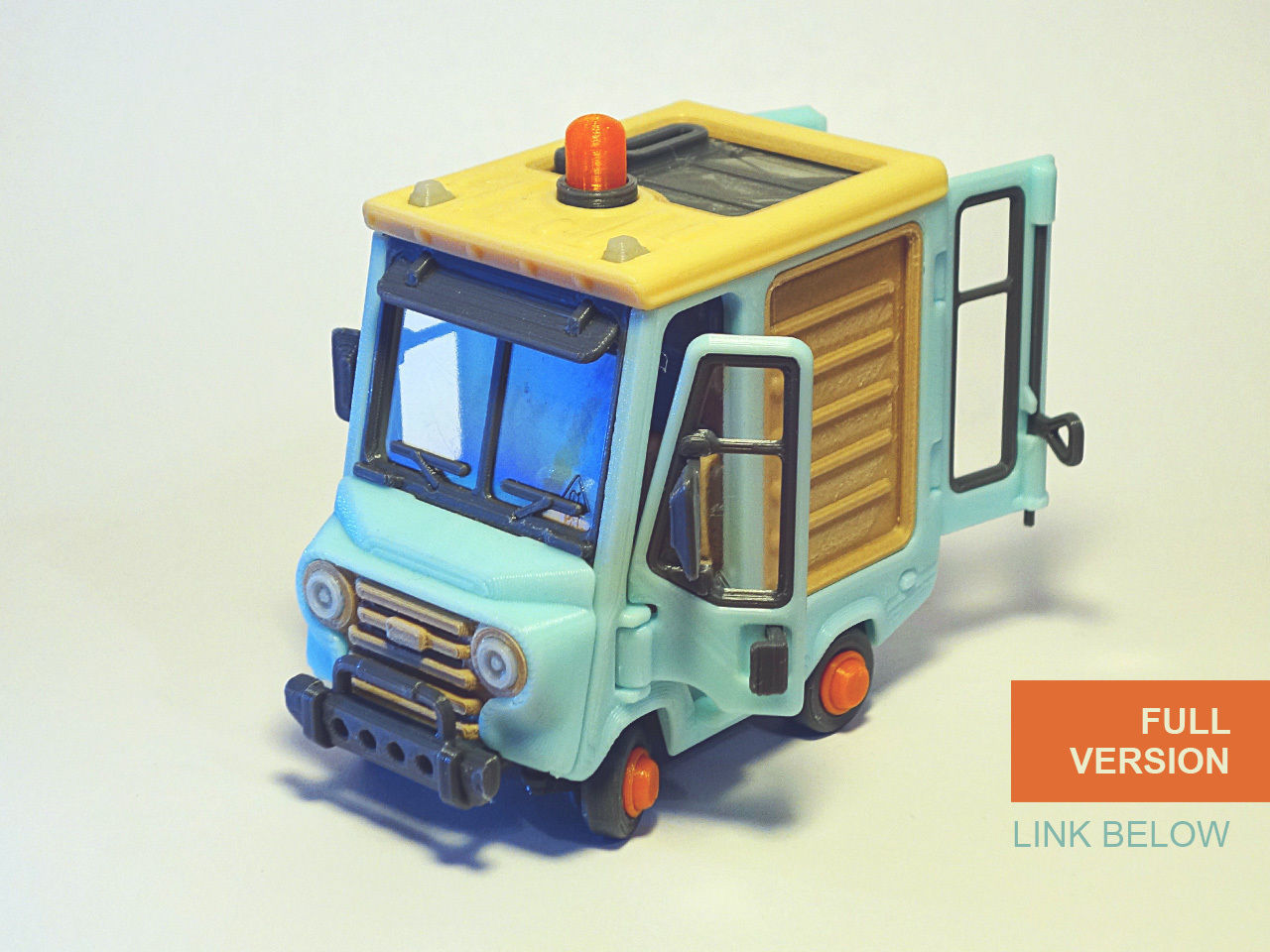 Piggy Van Jr Free 3D print model_5