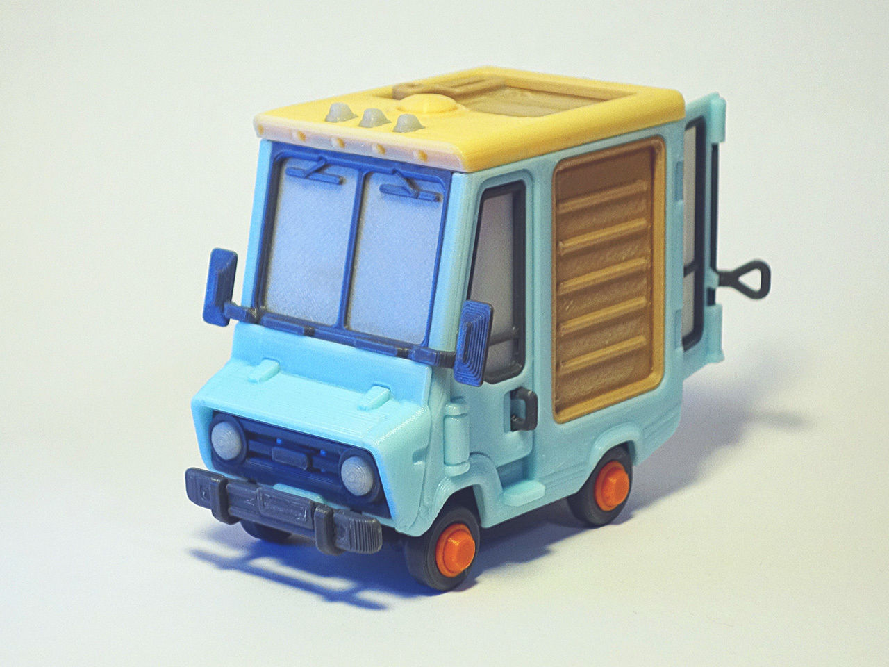 Piggy Van Jr Free 3D print model_3