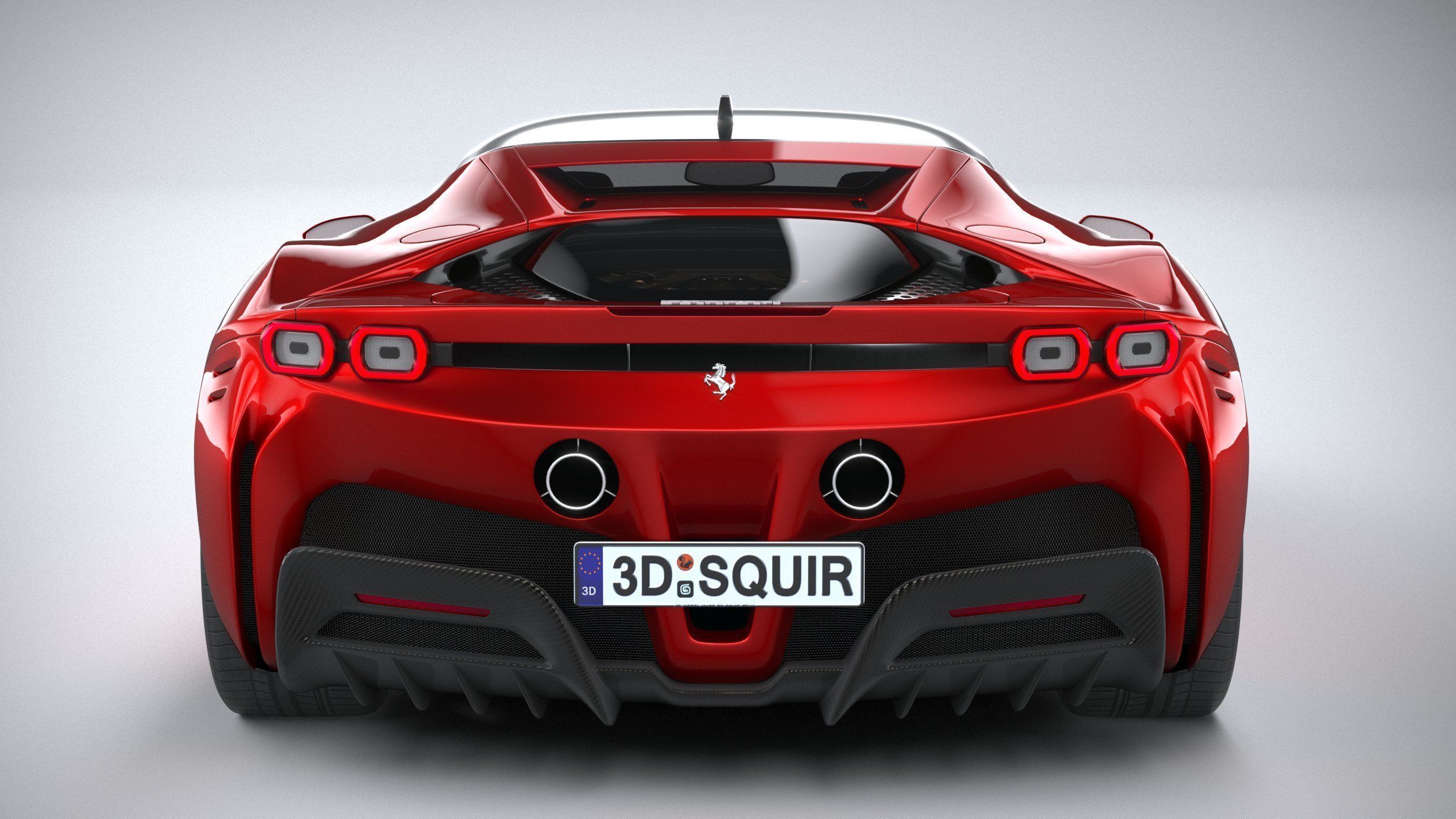 Ferrari SF90 Stradale 2021 3D model_4