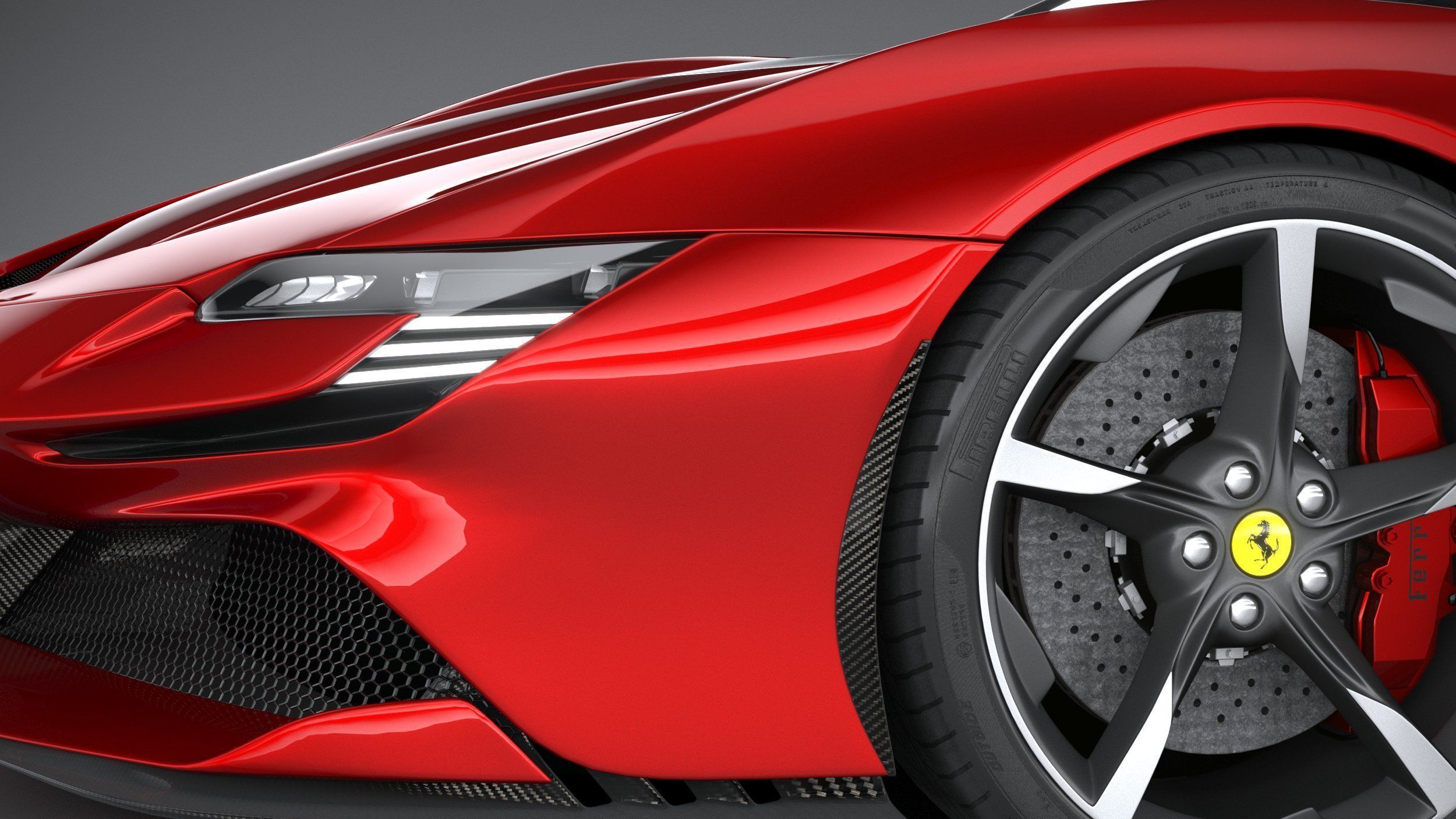 Ferrari SF90 Stradale 2021 3D model_3