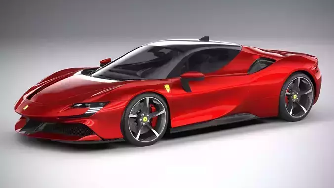 Ferrari SF90 Stradale 2021 3D model