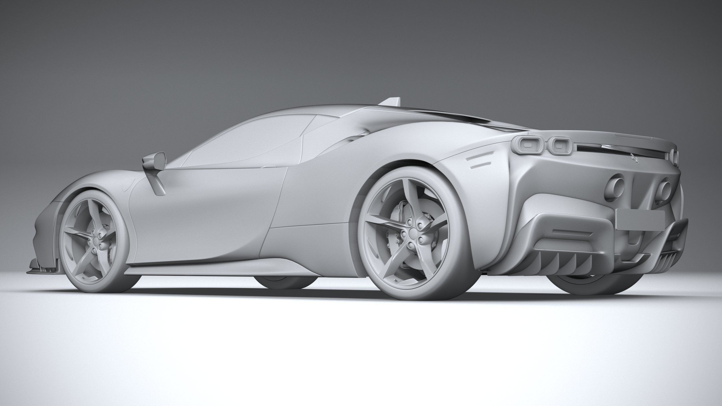 Ferrari SF90 Stradale 2021 3D model_21