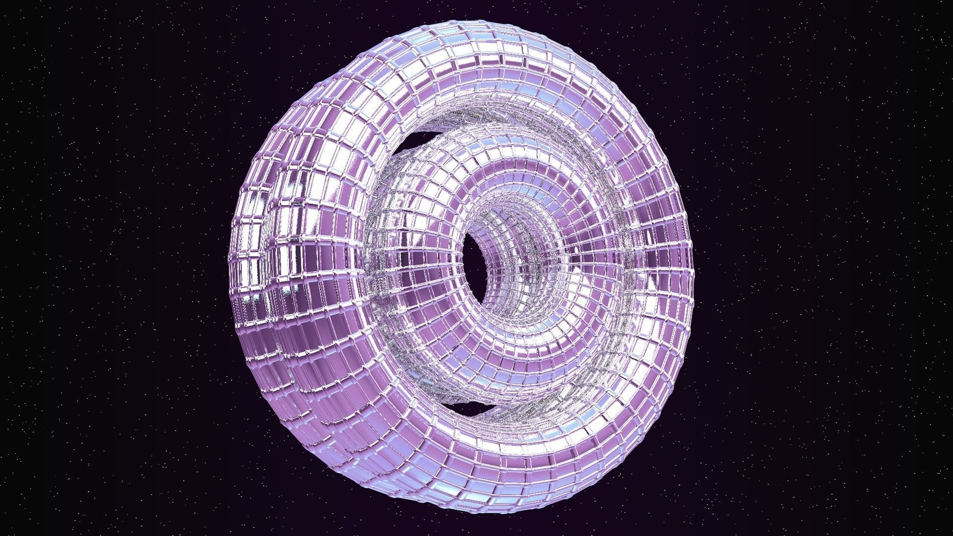 Looped Rings - Abstract Animation 3D model_21