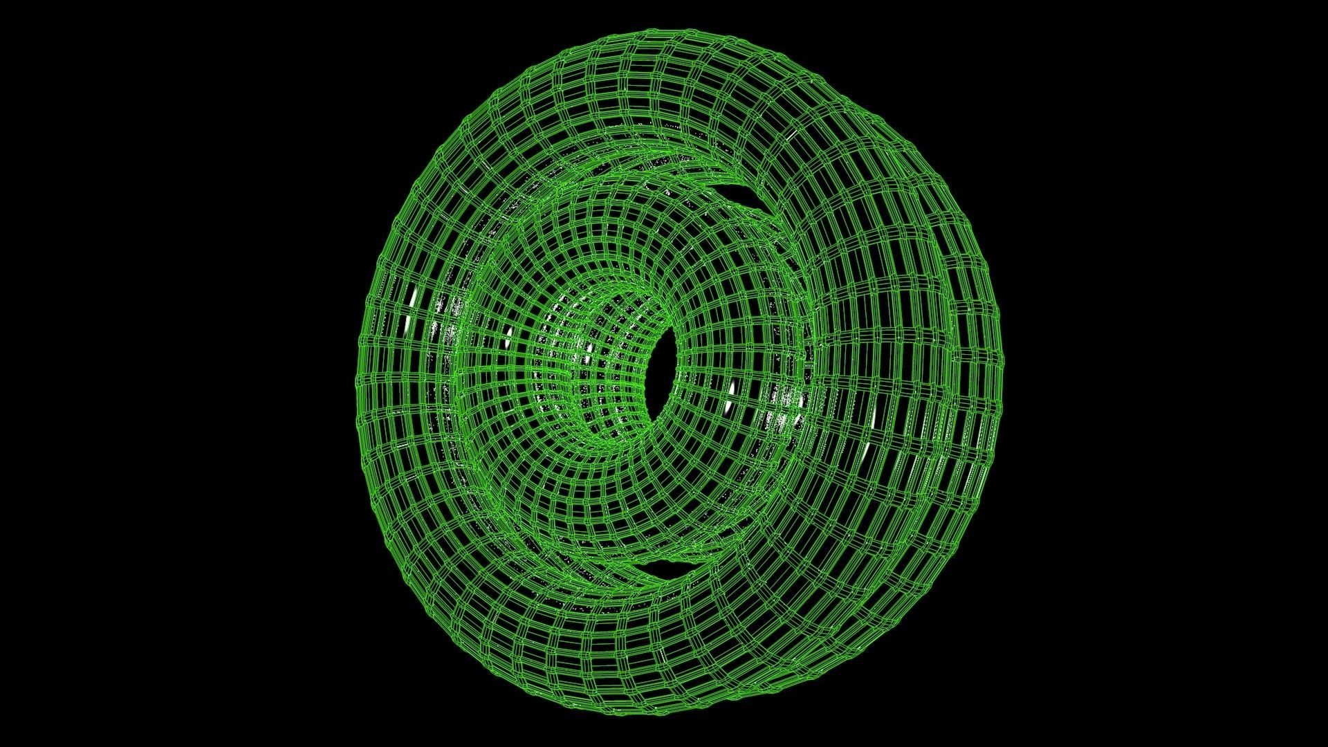 Looped Rings - Abstract Animation 3D model_14