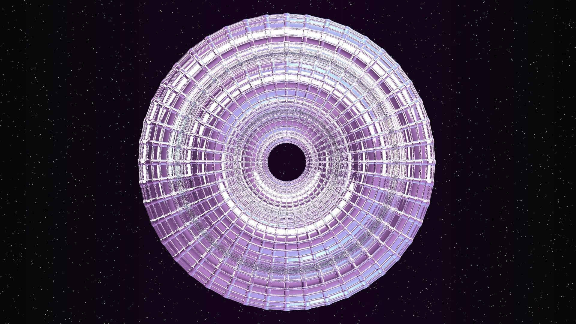 Looped Rings - Abstract Animation 3D model_25