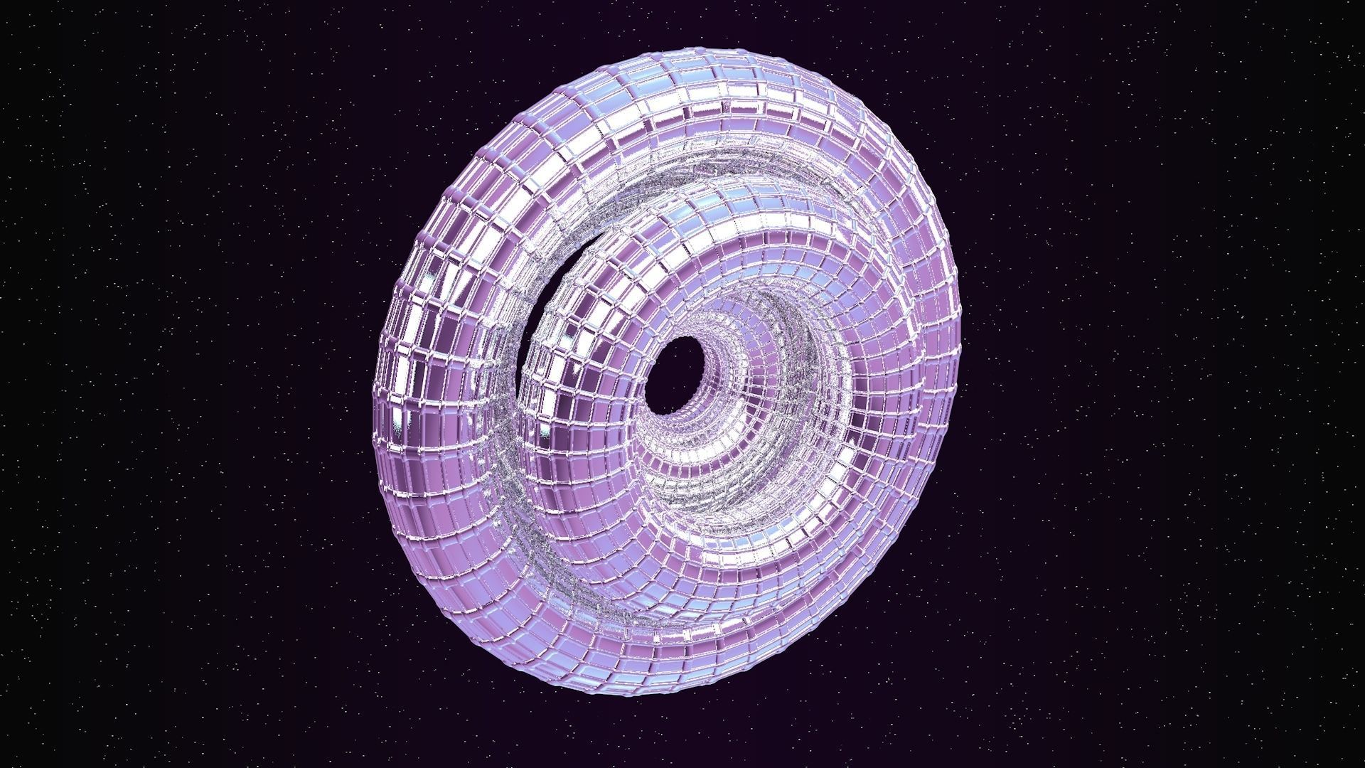 Looped Rings - Abstract Animation 3D model_10