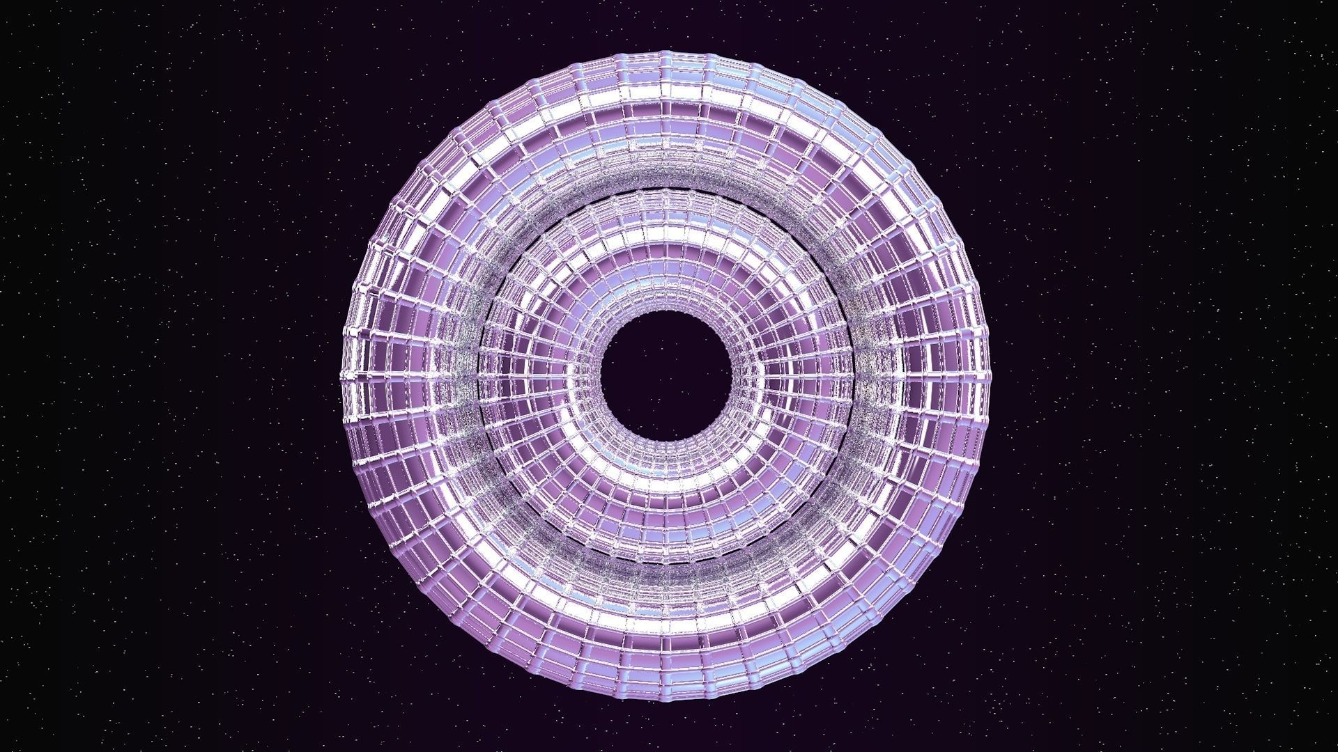 Looped Rings - Abstract Animation 3D model_22