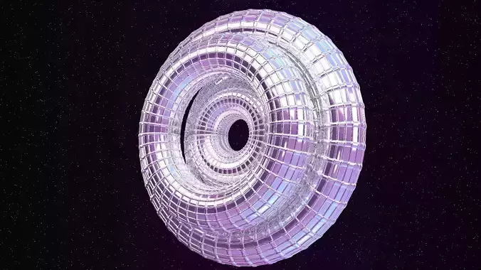 Looped Rings - Abstract Animation 3D model Looped Rings - Abstract Animation 3D model