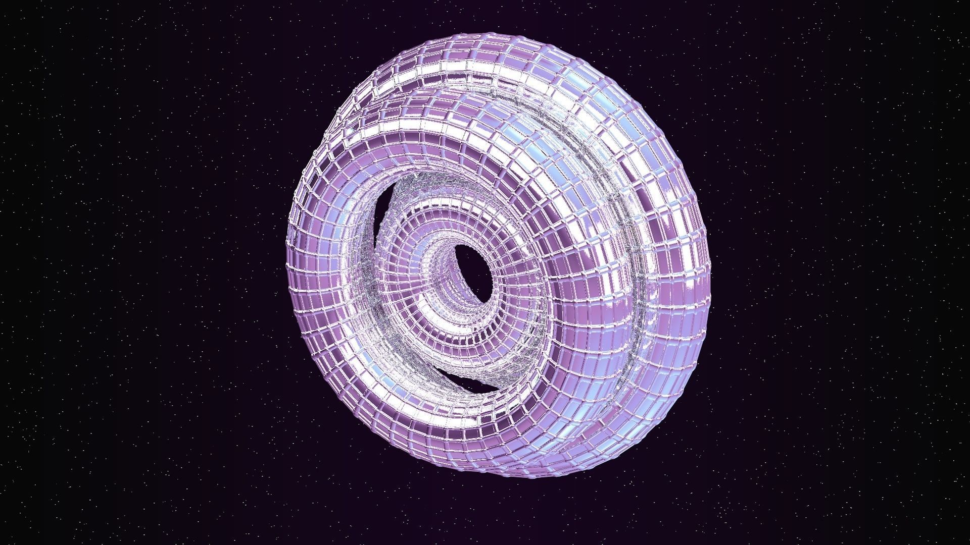 Looped Rings - Abstract Animation 3D model_16