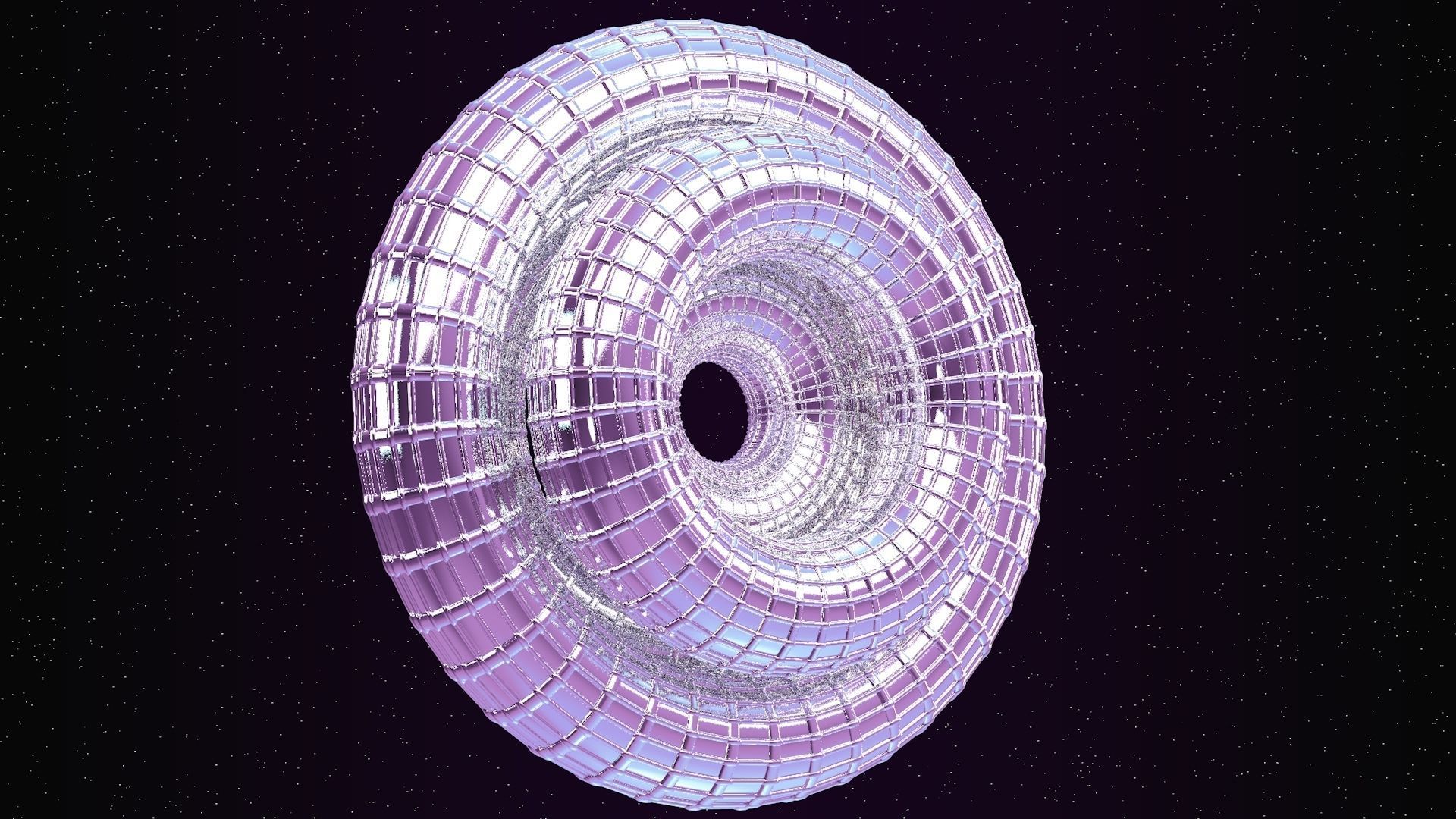 Looped Rings - Abstract Animation 3D model_24