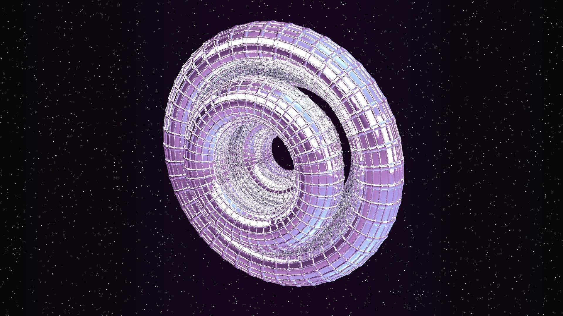 Looped Rings - Abstract Animation 3D model_4