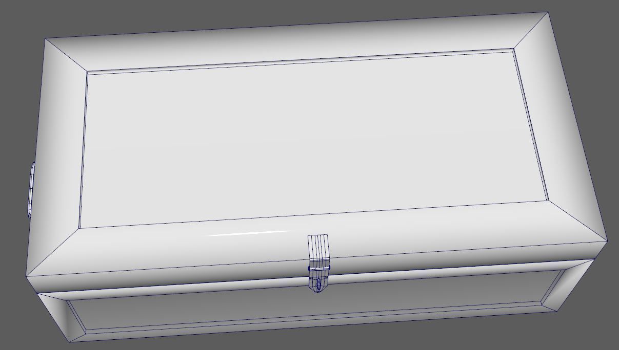 Military box Lowpoly 3D model Low-poly 3D model_13