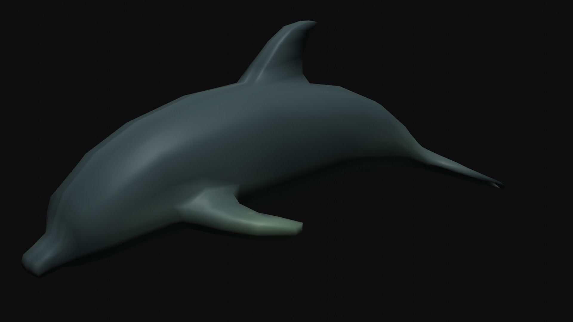 Dolphin 3D model_1