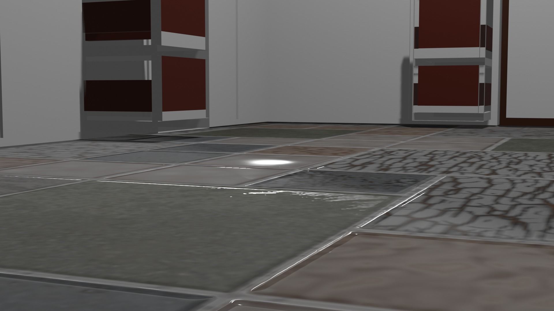 modern kitchen Low-poly 3D model 3D model_5