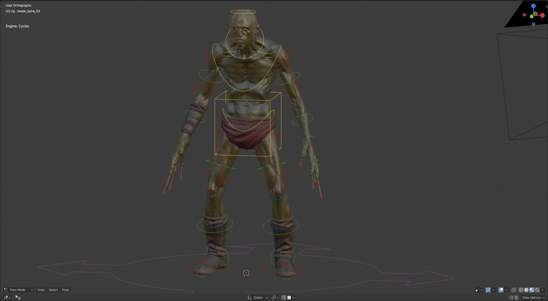 Troll unreal engine Low-poly 3D model_10